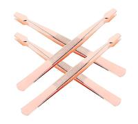 DOITOOL 4pezzi Pinzette Di Precisione in Acciaio Inossidabile Per Extension e Applicazione Ciglia Finte Strumento Leggero e Multifunzionale Per Uso Cosmetico e Filatelico