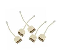 DOITOOL 5 pezzi Adattatore Maschio per Telefono Splitter Parete Porte Resistente Accessorio e