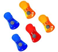DOITOOL 5 Pezzi Clip per Sacchetti per Alimenti Food Bag Clips Riutilizzabili e Leggere per Ufficio e Negozio Colore Casuale