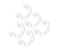 DOITOOL 5 pezzi Naselli Adesivi in Silicone Morbido per Occhiali Anti-scivolo U-shape Grande Supporto Comfort per Studenti