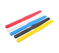 DOITOOL 5 pezzi Raschietti per Pittura Olio in Plastica Spatole Lisce Ergonomiche per Miscelazione Colori Spatolina Artista Antiscivolo Strumenti Resistenti e Portatili per Colore Casuale