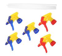 DOITOOL 5 Pezzi Spruzzatore Gancio in Plastica con Tubo Integrato Metodo Spray Efficiente per Giardinaggio Pulizia e Dettaglio Auto Compatibile con Bottiglie Spray Standard