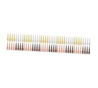 DOITOOL 5 Set Bead Caps Per Creazione Gioielli Forma Per Perline Facili Da Usare E Leggeri Per Bracciali E Collane Fai Da Te Confezione Da Sacchetti Mix Colorati 60 Pezzi*5