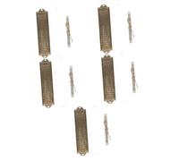 DOITOOL 5 Set Mezuzah Decor in Lega Antica con Scritture Religiose Ebraiche Ornamento Cattolico Sacro per Porta Decorazione Casa e Interni Regalo Simbolico e Benedizione per Soggiorno e