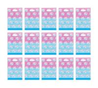 DOITOOL 50 Borse Tote Rivelatrici di Genere per Shower, Sacchetti per Dolcetti in Plastica Colorata, Set da 50 Pezzi per Festa di Rivelazione del Sesso del Nascituro