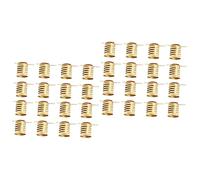 DOITOOL 50 pezzi, attacco E10, attacco per lampada a incandescenza da 12 volt, in miniatura, per esperimenti in casa, tutto bronzo