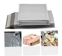 DOITOOL 50 pezzi Buste Imbottite Grigie con Adesivo Auto Sigillante per Spedizioni Resistenti e Antiscivolo per Imballaggi Protettivi di Prodotti Digitali e Oggetti Fragili