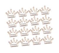 DOITOOL 50 Pezzi Clip Carta Rosa Oro Fermagli Creativi per Ufficio e Casa Segnaposto Originale e Regali per Feste Essenziali per Organizzazione Documenti e Bigliettini