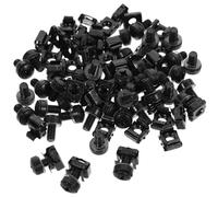 DOITOOL 50 Pezzi Dadi Resistenti e Robusti Nero a Gabbia M6 in Acciaio al Carbonio per Installare e Fissare Dispositivi di Rete per Rack Server in Armadi Server