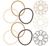 DOITOOL 50 Pezzi Elastici per Chioma da Donna in Plastico e Resina, Comodi e Versatili, Accessori per Codini per Uso Quotidiano e Acconciature Diverse