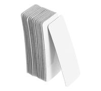 DOITOOL 50 Pezzi Etichette Magnetiche Dry Erase Bianche Riutilizzabili per Organizzazione Aula e Ufficio Adatte per Lavagne Armadietti e Frigoriferi Targhette Scrivibili e Rimovibili