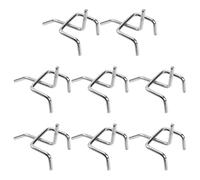 DOITOOL 50 Pezzi Ganci per pannelli forati Ganci per pegboard in metallo Accessori per organizer Set ganci per Pegboard Garage organizzazione (5 x 3,2 x 3 cm)