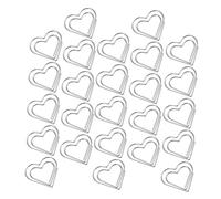 DOITOOL 50 Pezzi Graffette in Metallo Clip Segnalibri Decorative per Documenti Organizzazione Ufficio e Scuola Fermagli Carta e Versatili