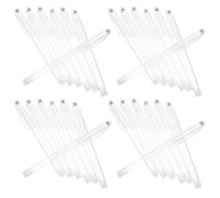 DOITOOL 50 Pezzi Guscio di Penna Compatto in Plastica Trasparente Ricaricabile per Studenti, Accessorio per Forniture per Ufficio e Scuola, per Idee Creative