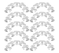 DOITOOL 50 Pezzi Piastre Armatura Medievale 1, 1x1, 1 Pollici Metallo Argento