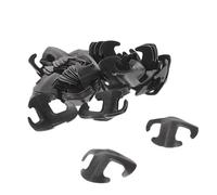 DOITOOL 50 Pezzi Piastre Armatura Medievale 2, 7x2, 7cm in Metallo Nere | Cosplay Cavalleresco e Progetti Storici, Accessori Leggeri per Principianti, Uso Versatile