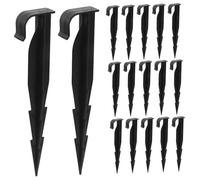 DOITOOL 50 pezzi Picchetti per Irrigazione con Ganci Pungiglione Supporti Resistenti per Tubi Irrigazione da Giardino e Progetti Agricoli Facili da Installare e Rimuovere Accessori