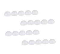 DOITOOL 50 Pezzi Sfere Polistirolo Bianche Mezze Sferiche per Composizioni Floreali e Progetti DIY Decorazioni per Feste e Matrimoni