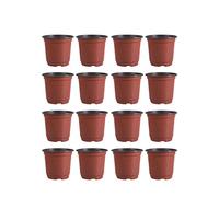 DOITOOL 50 Pezzi Vasi di plastica per Piante per La Semina di 12 cm Vasi da Fiori Contenitore per Piante da Vaso per Semi (Diametro 120mm)