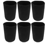 DOITOOL 6 Pezzi 6 Pezzi Coperture Oscuranti per Barattoli di Vetro per Germinazione, Manicotti Leggeri per Coltivazione in Acqua, Protezione Luce per Vasi Mason e Contenitori da Giardino