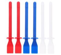 DOITOOL 6 Pezzi Colla Per Pelle Spargitori Colla Spargitore Colla Pennello Colla Spatola Colla Diffamer Colla Strumento Super scopo Artigianato Colla Spalmatore Pp Copolimerizzato