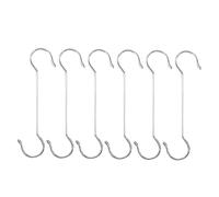 DOITOOL 6 pezzi Ganci S in Acciaio per Piante Sospese Supporti Multiuso per Fioriere Mangiatoie Uccelli e Decorazioni da Giardino Resistenti e Adatti Interni ed Esterni