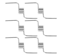 DOITOOL 6 Pezzi Molla per Porta Frigorifero Divisorio, Molla per Porta French Door, Acciaio Argento, Ricambio per Meccanismo Divisore Frigorifero, Facile Installazione per Manutenzione