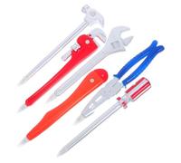DOITOOL 6 Pezzi Penne Utensile Magnetiche Divertenti Design Ergonomico per Scrittura per Scuola Ufficio e Casa con Pinza Cacciavite Chiave Martello Coltello e Morsetto