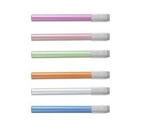 DOITOOL 6 Pezzi Prolunga per Matita in Metallo, Supporto Riutilizzabile | Adattatore per Matite Colorate e Legno, Riduce gli Sprechi, per Scrittura in Aula e Schizzi in Movimento Colore Casuale
