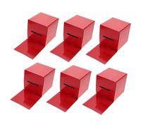 DOITOOL 6 pezzi Scatola per Biglietti Matrimonio in Cartone Elegante per Donazioni e Voti Decorativo Raffinato per Ricevimento e Cerimonie