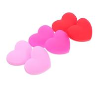 DOITOOL 6 Pezzi Smorzatore a Forma di Cuore in Silicone per Racchetta da Tennis per Riduzione Vibrazioni e Prestazioni Elastiche, Accessorio per Giocatori Professionisti