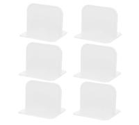 DOITOOL 6 Pezzi Stabilizzatori Adesivi Antiscivolo per Box Accessori Sicurezza Playpen con Fissaggio Traceless per Pavimenti Supporto Antiribaltamento per Mobili e Recinzioni