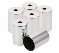 DOITOOL 6 Terminali Decorativi Per Lampade E27 Cilindrici Dritti in Metallo Per Lampade Da Tavolo Accessori Di Illuminazione Moderni Ed Eleganti