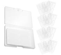 DOITOOL 60 Adesivi Auricolari in Silicone Trasparenti, Nastro Auricolare Verticale Correttivo per Orecchie Sporgenti da Donna, Accessorio Cosmetico per Viso, Resistente al Sudore,