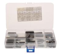 DOITOOL 60 Pezzi Assortimento di Chiavette Parallele Tonde 3-12mm in | Alberi di Trasmissione e Riparazioni, Trasmissione di Coppia Sicura, Contenitore Pratico