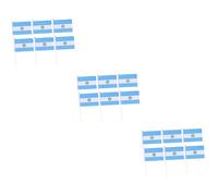 DOITOOL 60 Pezzi bandiera sventolante della mano bandiere del bastone ricamato bandiere banner piccole bandierine su portatile bandiera della francia