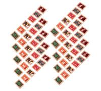 DOITOOL 60 Pezzi Miniature Vintage Resin Picture Frames For Dollhouse DIY Decorations Small Christmas Photo Ornaments For Festive Home Display