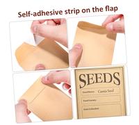 DOITOOL 600 Pezzi Buste in Carta Kraft Spesse Buste Piccole per Monete e Contanti Resistenti e Facili Usare per Spedizioni e Confezionamento