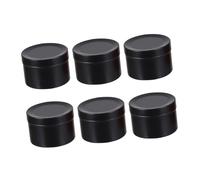 DOITOOL 6pezzi Barattoli di Candele Vuoti in Alluminio da Coperchio Contenitori per Unguenti per Occhi per Candele Fai da Te e Cosmetici da Viaggio