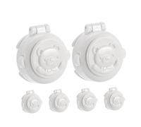 DOITOOL 6pezzi Blocchi Di Sicurezza Per Pulsanti Di Lavatrice Coperture Di Protezione Di Ragazzo Ragazza Ragazza Accessori Per Elettrodomestici Impediscono Operazioni Accidentali e Danni a