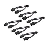 DOITOOL 6pezzi Convertitori Di Alimentazione Gpu Da Pin Pin Di Prolunga Splitter y Pcie Per Scheda Di Alimentazione Per Computer