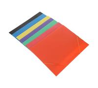 DOITOOL 7 Pezzi Cartella Portadocumenti con Chiusura Elastica in Plastica | Viaggi e Riunioni fuori Sede, Formato Compatto, Mantiene i Fogli Ordinati e Riduce Disordine