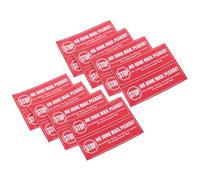 DOITOOL 8 Pezzi Adesivo Avvertenza Cassetta Postale No Junk Mail Rosso Vinile