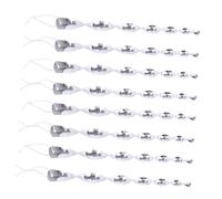 DOITOOL 8 Pezzi Bastoncini Scaccia Uccelli Riflettenti in Plastica Sicura Rotanti per Giardino Balcone e Esterni Deterrente per Piccioni e Volatili