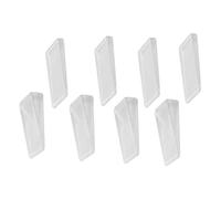 DOITOOL 8 Pezzi Cunei Livellatori Trasparenti per Fermaporte e Stabilizzazione Adatti per Casa e Ufficio Materiale PVC Antiscivolo Resistente e Sicuro