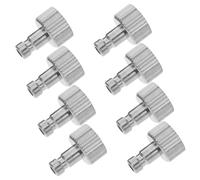 DOITOOL 8 Pezzi Quick Release Airbrush Adapter Female Threaded Coupling Airtight Precision Fit Wear-Resistant Material for DIY Crafts And Professional Painting