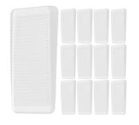 DOITOOL 8 Pezzi Zeppe per Mobili in Pvc Bianco, Livellatori Regolabili per Porte e Elettrodomestici, Protezione Pavimenti, Multipack Conveniente per Uso Domestico e Ufficio