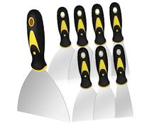 DOITOOL 8 Pz Spatola in Acciaio Inossidabile Strumento Per Nastrare Set Di Per Nastratura Di Rimozione Raschietto Per Raschietto Spargitore Parete Rivestimento Murale Malta
