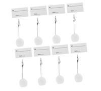 DOITOOL 8pezzi Centrotavola per Matrimoni in Filo Segnaposto Base Pallina da Golf Biglietti e Portafoto da Decorazioni per Feste di Matrimonio e Usi Multipli