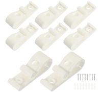DOITOOL 8pezzi Ganci per Tende Rullo Clip Clip Decorativa per Tende Rullo Verticali Kit di Riparazione per per Gancio per da Finestra